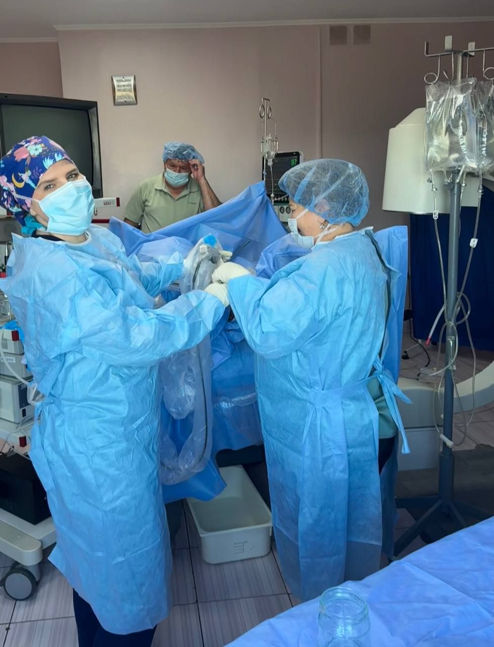 Лілія Трифонюк під час оперативного втручання