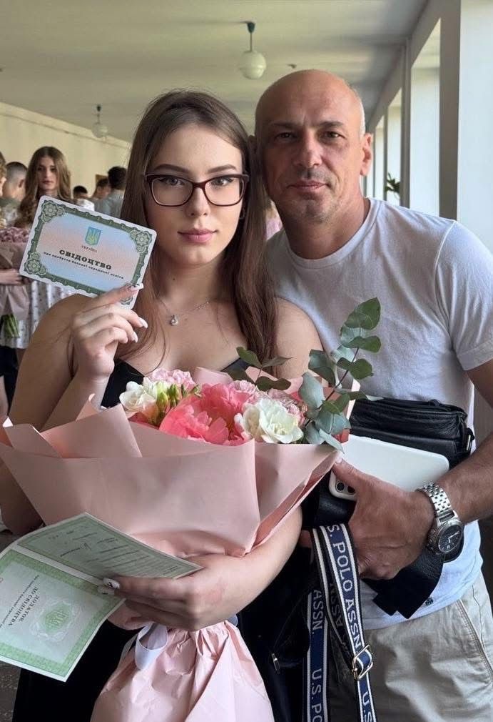 Руслан Саврей з донькою